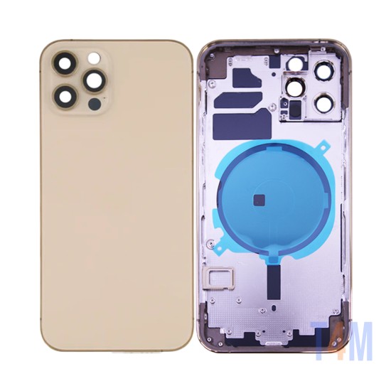 Tapa Trasera+Frame Apple iPhone 12 Pro Dorado